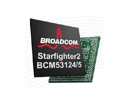 BCM53125SKMMLG  Broadcom  Ethernet IC GIGABIT SWITCH  QFN-186