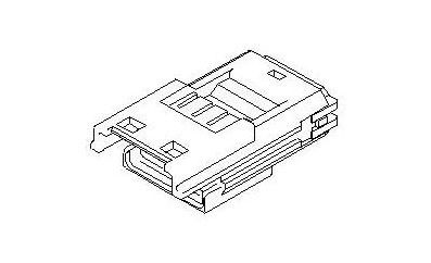 52116-0413 Miniature Waterproof Automotive Connector Plug 3A