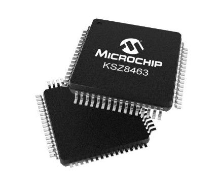 Duplex 3 Port Ethernet Switch IC Transceiver w/ 1x RMII KSZ8873MLLI-TR