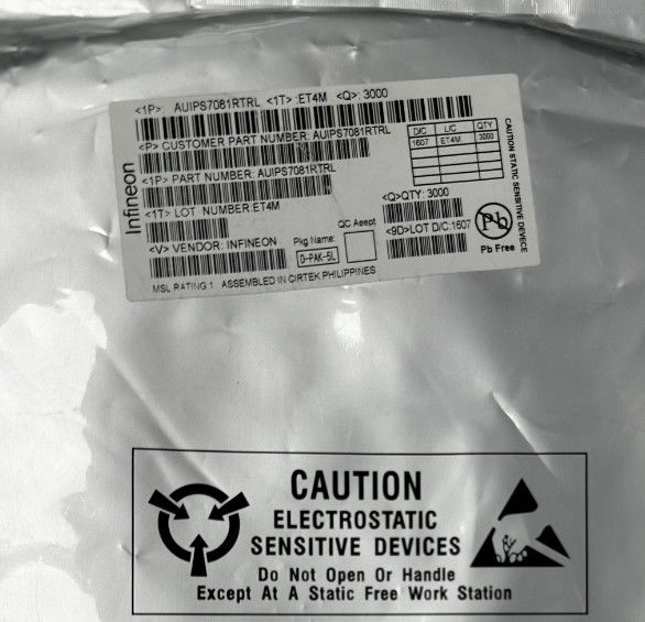 AUIPS7081RTRL infineon ic Power Distribution Automotive High Side 70mohm IPS 75V