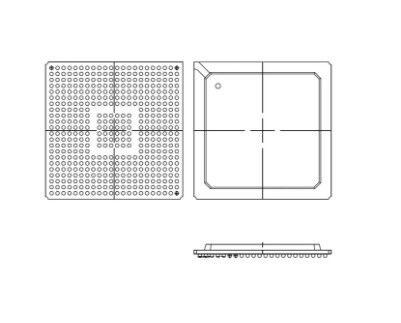 FPGA Field Programmable Logic Array XA3S1000-4FGG456Q